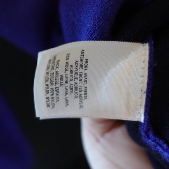 atelier camille from anthropologie top ink blue large - Picture 6 of 7